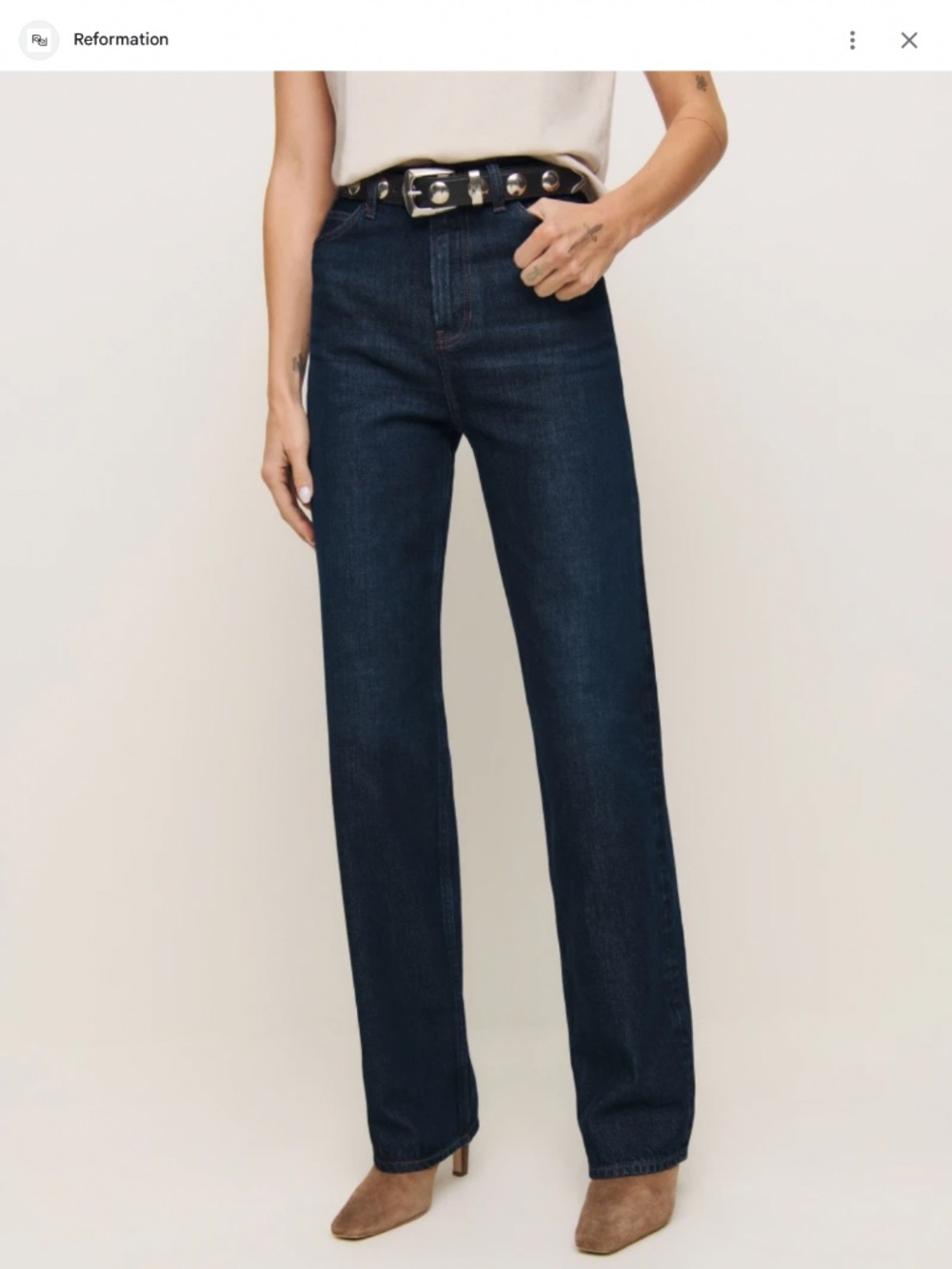 Reformation Wilder High Rise Jeans - Ahurani - 27